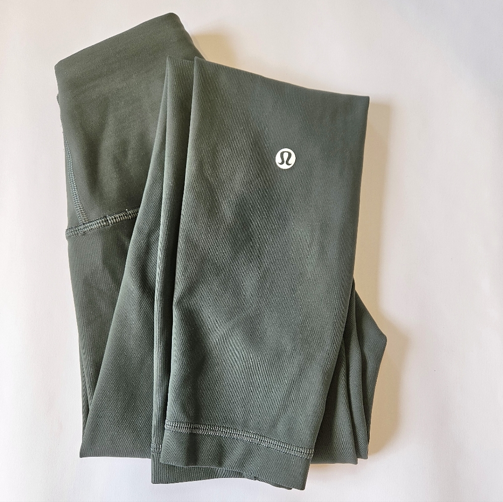 Lululemon Wunder Train Contour Fit High-Rise Tight 25" Smoked Spruce - Size 0